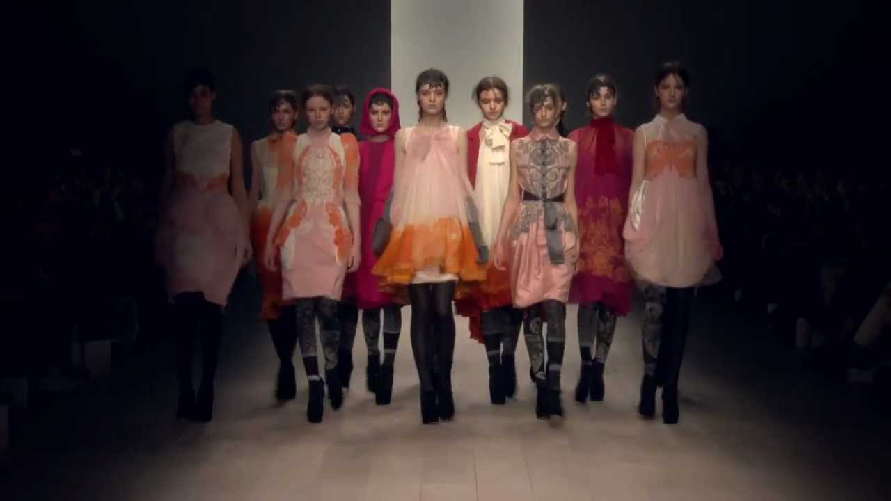 autumn winter 2012 London Fashion Week catwalk show