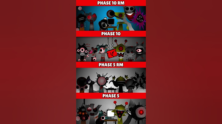 Incredibox Sprunki Phase 10 RM VS Phase 10 VS Phase 5 RM VS Phase 5 *MIX VERSION*