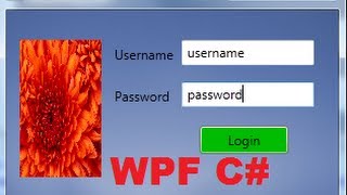 C# WPF Tutorial 6- Login Form using sqlite in C# WPF application PART-1/2