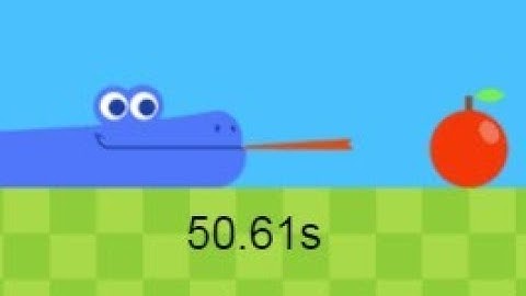 Google Snake Game Speedrun 50.61s