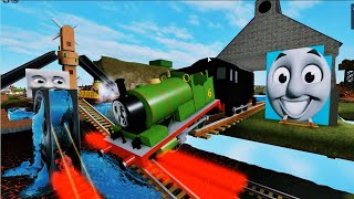 THOMAS AND FRIENDS RAILWAY SLIDE RIDE ROLLER COASTER 5 (Accidents Will Happen)