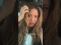 ❤️💚💛 Shakira nos cuenta y nos muestra los resultados de su marca capilar ISIMA