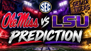 OLE MISS VS LSU PREDICTION 
