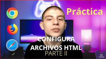 Curso de Diseño Web |Práctica: configura el archivo #html parte 2| Lección 16. #programacion