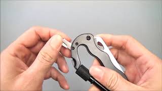 サバイバルマルチツールカラビナナイフ