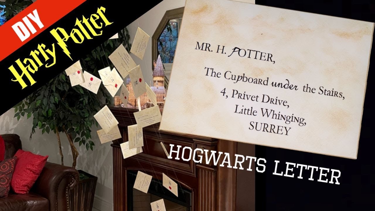 ⚡️Harry Potter DIY: Hogwarts Letters