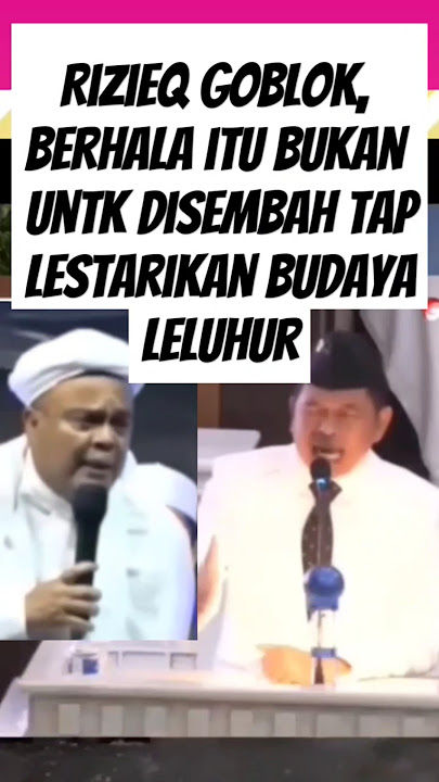 kegoblokan rizieq shihab yg tidk tahu kenapa ada berhala langsung dijawab dgn cerdas  oleh KDM