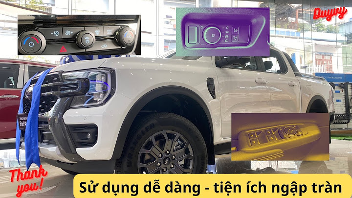 Hướng dẫn sử dụng ford ranger wildtrak 2023