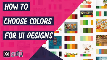 How to choose colors for UI design | Tamil | solid color vs gradient color