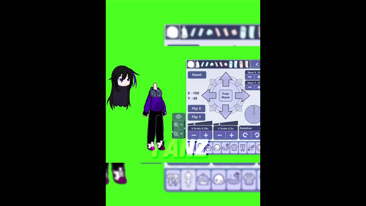 How To Separate OC Body Parts For Tweening GACHA LIFE 2 BODYSHEET