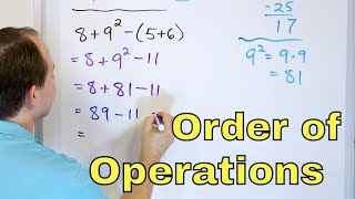 Learn Order of Operations with Exponents (PEMDAS) - [6-1-3]