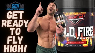 INSANE STIM JUNKY EUPHORIA FOCUS! 🤯 SoCal Supps Wildfire Pre-Workout Review