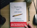 How to make better DECISIONS  | Thinking fast and slow by DANIEL KAHNEMAN | The SCIENCE of Thinking