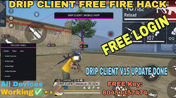 DRIP CLIENT NEW UPDATE V15.1|AIM KILL|DRIP CLIENT MOD MENU|AUTO KILL|NO BAN BLACKLIST|MOBILE PANEL