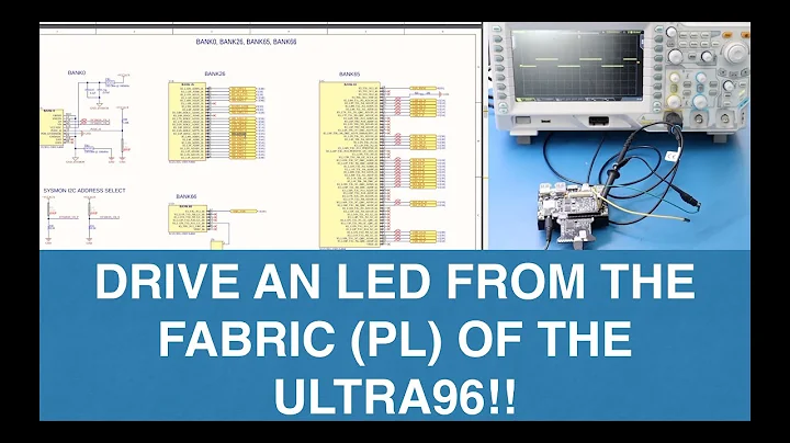 Ultra96, use Verilog program to write to an external pin (LED?) via FPGA