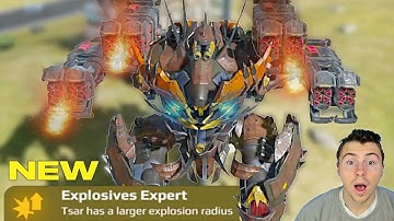 New Explosive Expert Titan Rockets… MASSIVE Splash Goes Through Enemy Shields | War Robots