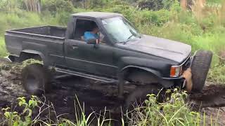 Cruisin Muddy Trail In The Linked '84 Toyota #offroad #snortdayota #yotalife