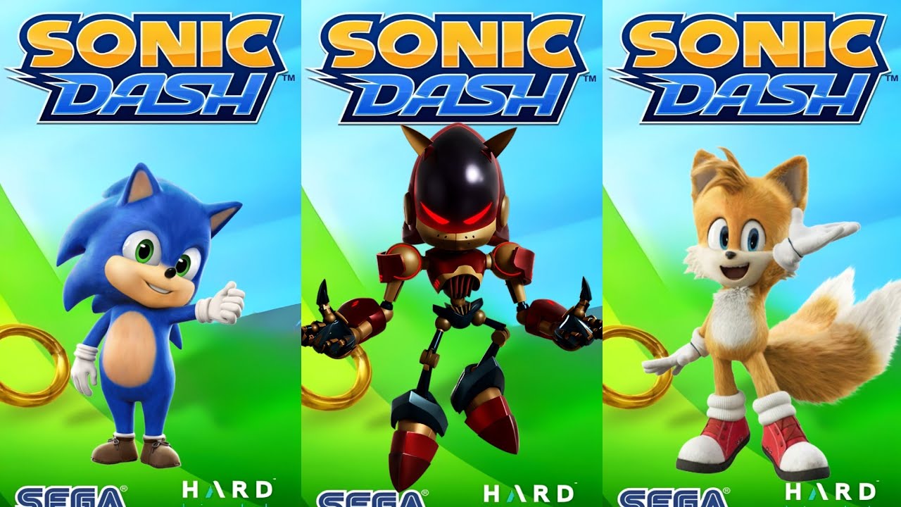 Sonic Dash - Baby Sonic 🆚 Grim Sonic 🆚 Movie Tails vs All Bosses Zazz ...