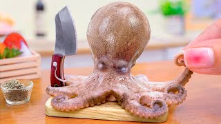 So Satisfying American Miniature Octopus Spaghetti Idea 🐙 Best of Mini Yummy Octopus Linguine Recipe