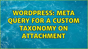Wordpress: Meta query for a custom taxonomy on attachment