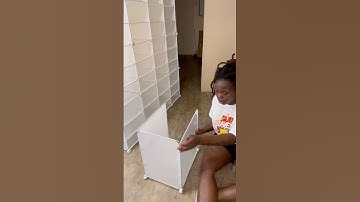 #DIY 96 Shoe Storage Cabinet#wayfair #voiceover #shoerackorganizer #unboxing #doityourself #shoerack