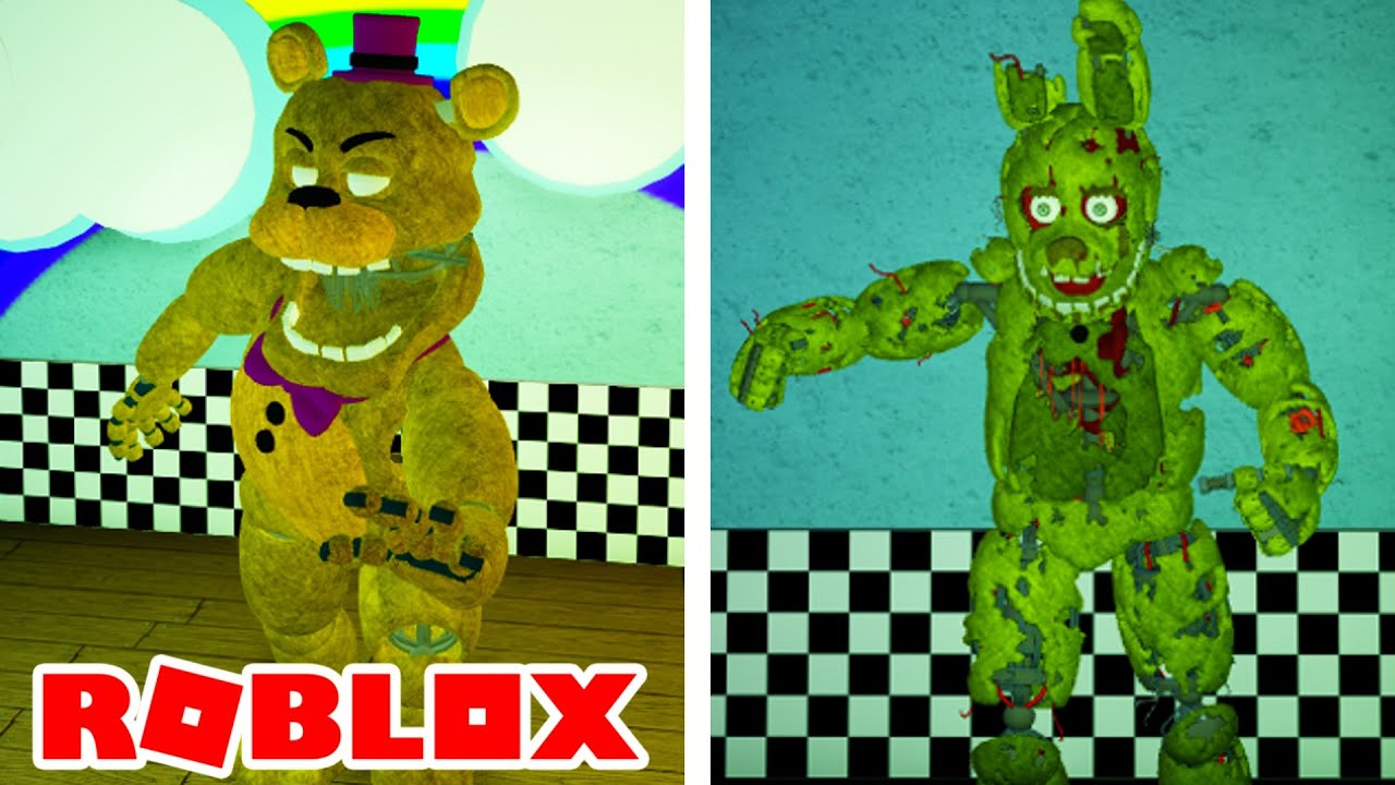 SPRINGTRAP] Fredbear and Friends 4 - Roblox