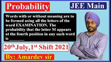 Words with or without meaning are to be formed using all the letters of the word EXAMINATION....