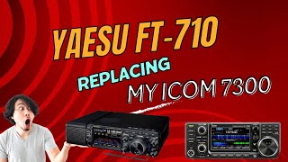 Replacing my 7300 with my new yaesu ft 710 #hamradio #hamharder