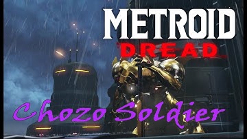 How to beat the gold Chozo Soldier in Hanubia Metroid Dread