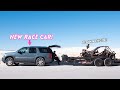 Racing my wife's DENALI because I BLEW UP my racecar