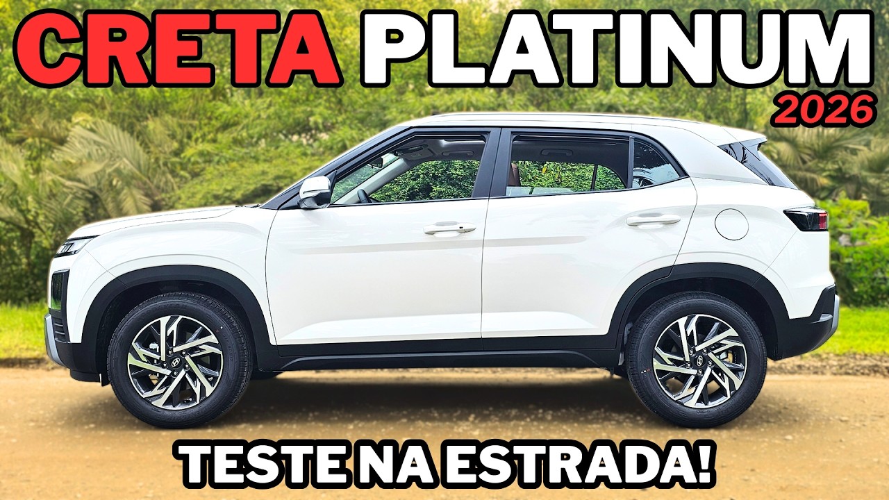 Creta Platinum 2026: Vale a Pena por R$ 183 mil? Conforto, Espaço e Tecnologia.