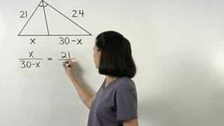 Triangle Angle Bisector Theorem - MathHelp.com - Math Help