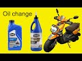 Engine and gear oil change in a 150cc GY6 Chinese scooter