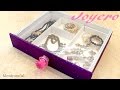 Cómo hacer un Joyero de Acrílico y Cartón - Jewerly Box - DIY