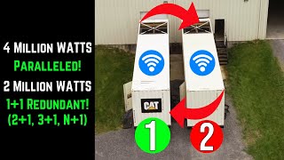 2 Million Watt Generators Parallel Operations!