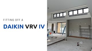 Fitting off some Bar Grilles || Daikin VRV Air Conditioning System.