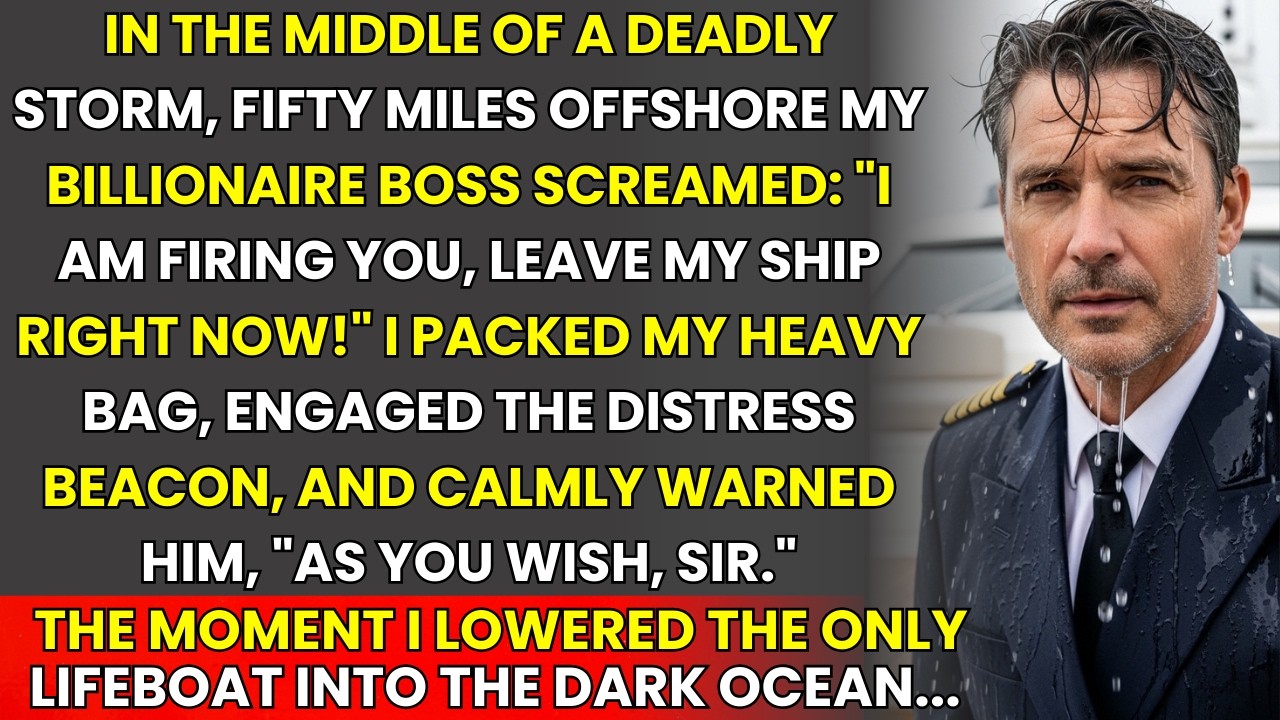 Billionaire Boss Fired Me In A Storm 