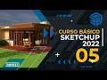 Sketchup 2022 - Empujar o extruir caras - Tutorial básico 05