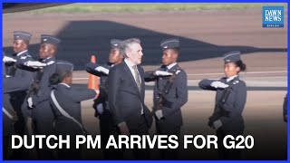 Dutch Pm Reaches South Africa For G20 Summit Dawn News English