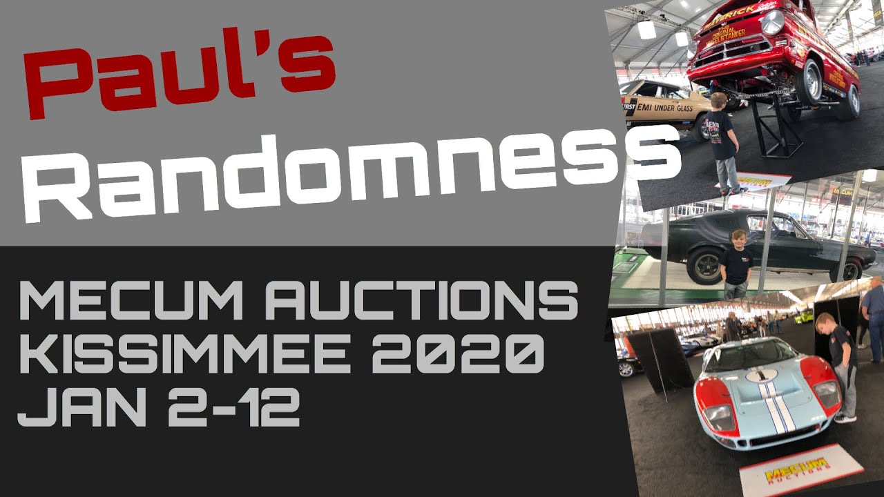 Mecum Auctions KISSIMMEE 2020 JAN 212 YouTube