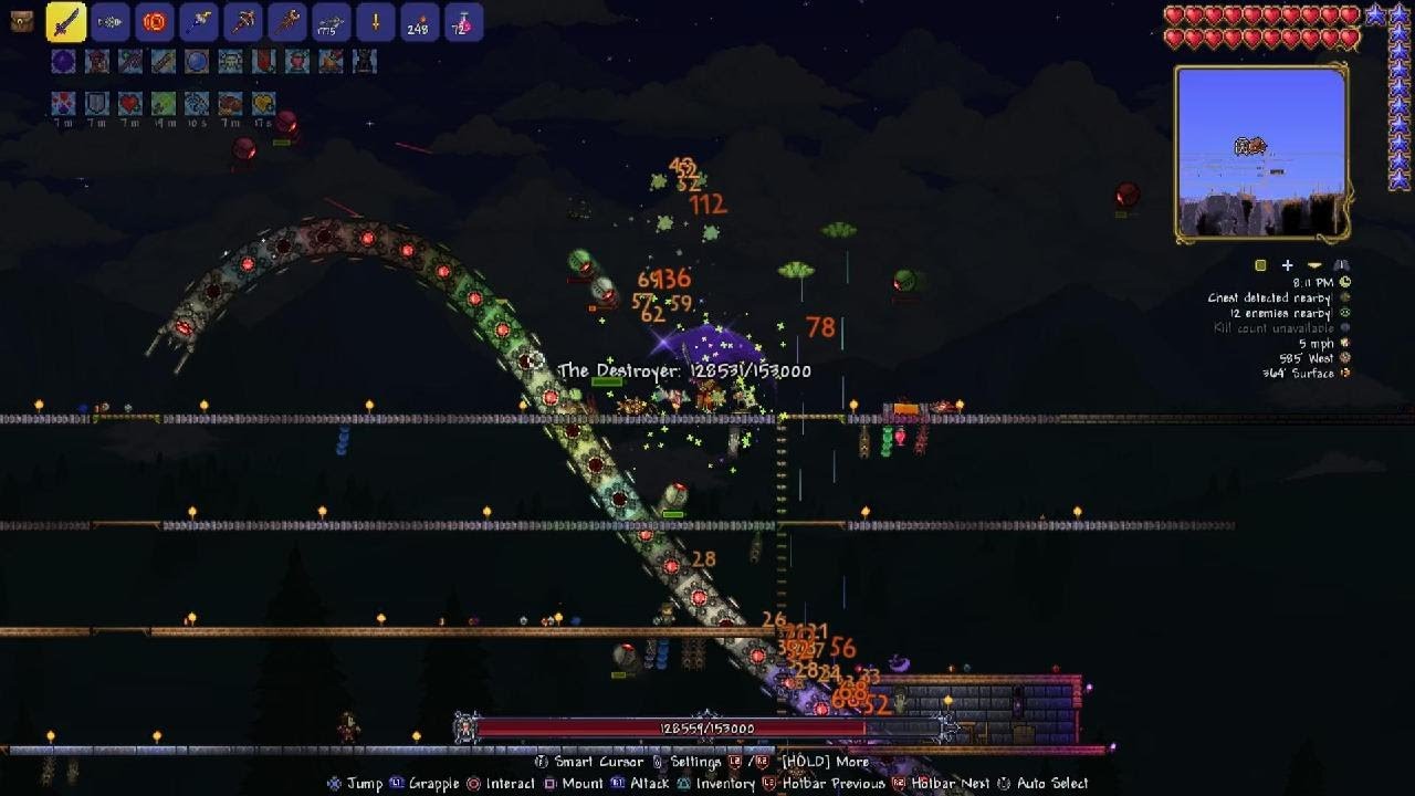 Tentative Master Mode Arena : r/Terraria