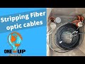 stripping fiber optic cables