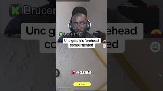 Unc gets his forehead complimented