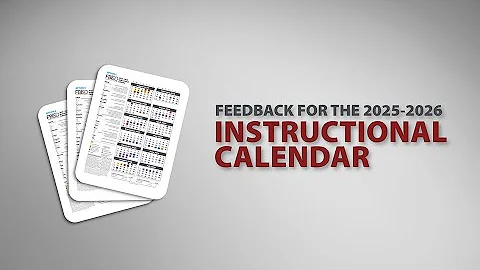 2025 - 2026 Instructional Calendar Options