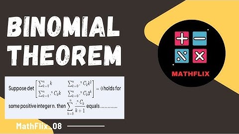 J5_Suppose det of... Holds for some positive integer n. Then