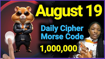 19 August Hamster Kombat Daily Cipher Code  Today