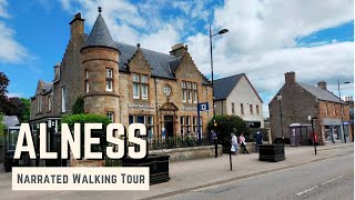 ALNESS | 4K Narrated Walking Tour | Let&#39;s Walk 2021