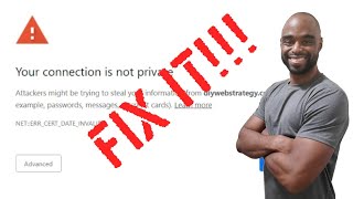 install a ssl certificate - warning your connection is not private