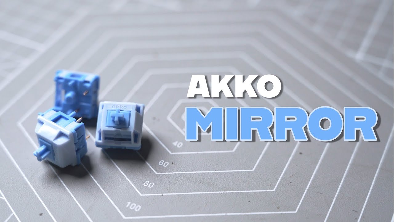 Loud & Clacky! - Akko Mirror Switch Review & Sound Test (feat