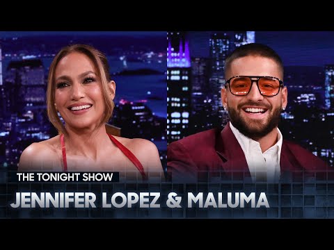 Jennifer Lopez And Maluma Talk Marry Me, Crashing Concerts And Performing Together | Tonight Show